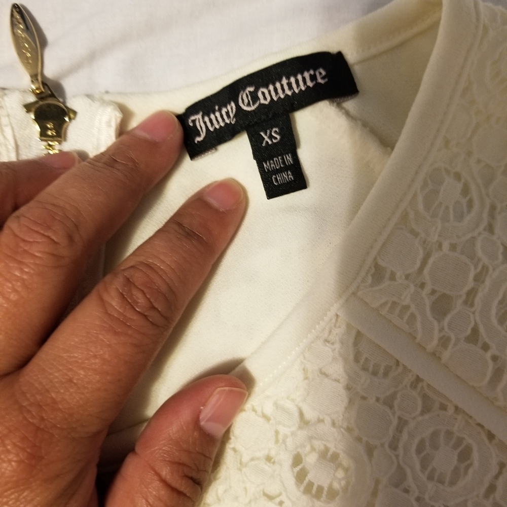 Juicy Couture Dress Color Cream Size XS - Picture 4 of 7